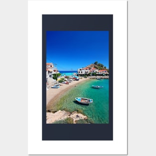 Kokkari town - Samos island Posters and Art